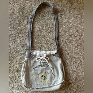 Property of Green Bay Packers Hoodie Sling Bag